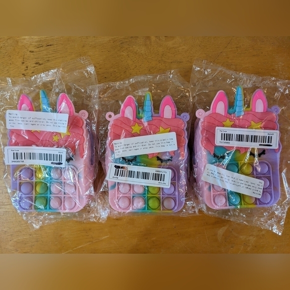 New Pop Purse, Unicorn Pop Purse For Girl, Shoulder bag, T2MIS - Picture 6 of 8